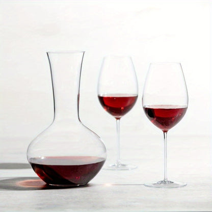 Handmade Enoteca Crystal Glass, 25 Oun Red Wine Decanter, Clear